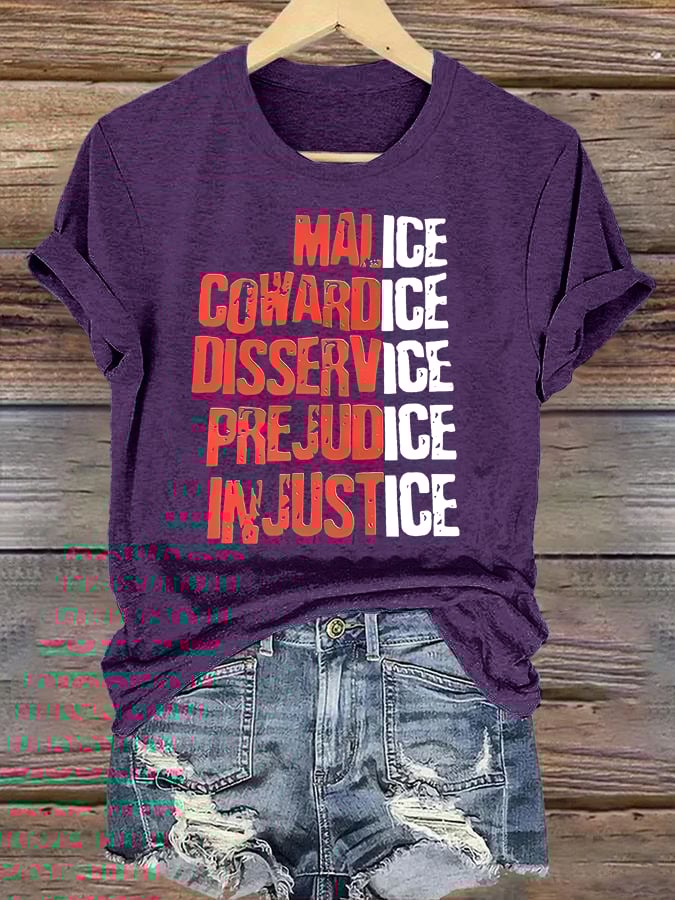 Women's Justice For Her T-Shirt