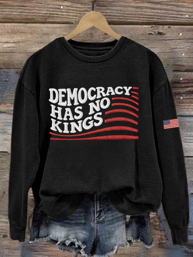 🔥Buy 3 Get 15% Off🔥Women's FDT Printed Long-Sleeve Sweatshirt