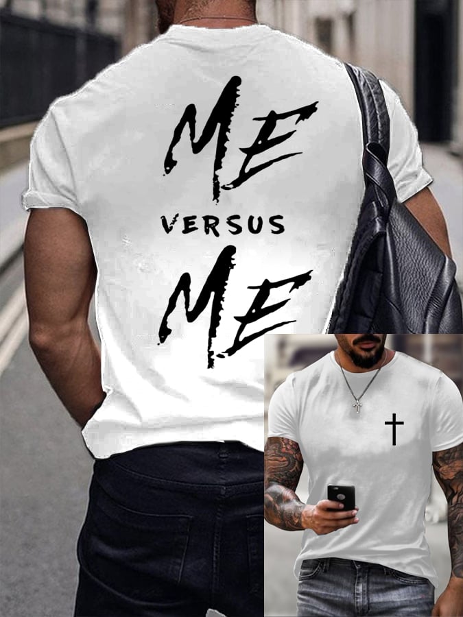 🔥Buy 3 Get 15% Off🔥Men's Gym Faith Printed Shirt