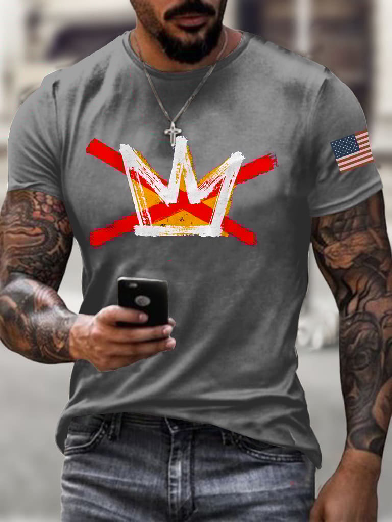 🔥Buy 3 Get 15% Off🔥Men's Casual Reject King T-Shirt