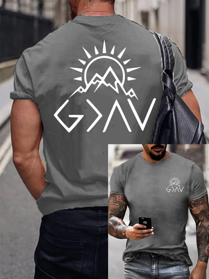 🔥Buy 3 Get 15% Off🔥Men's Faith Printed Casual T-Shirt