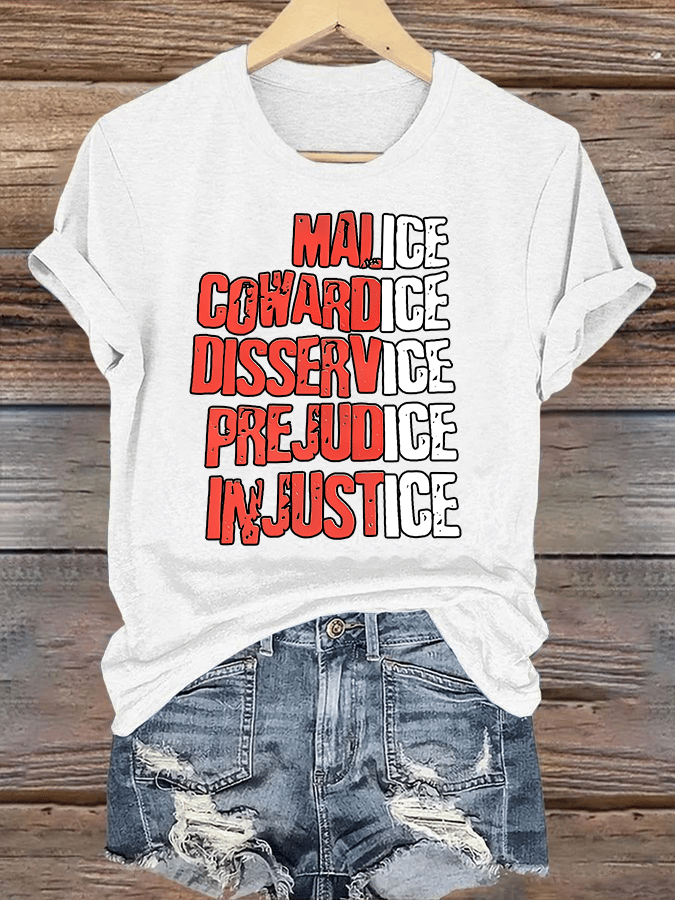 Women's Justice For Her T-Shirt