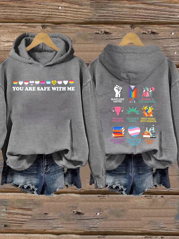 Women's You are safe with me Hoodie
