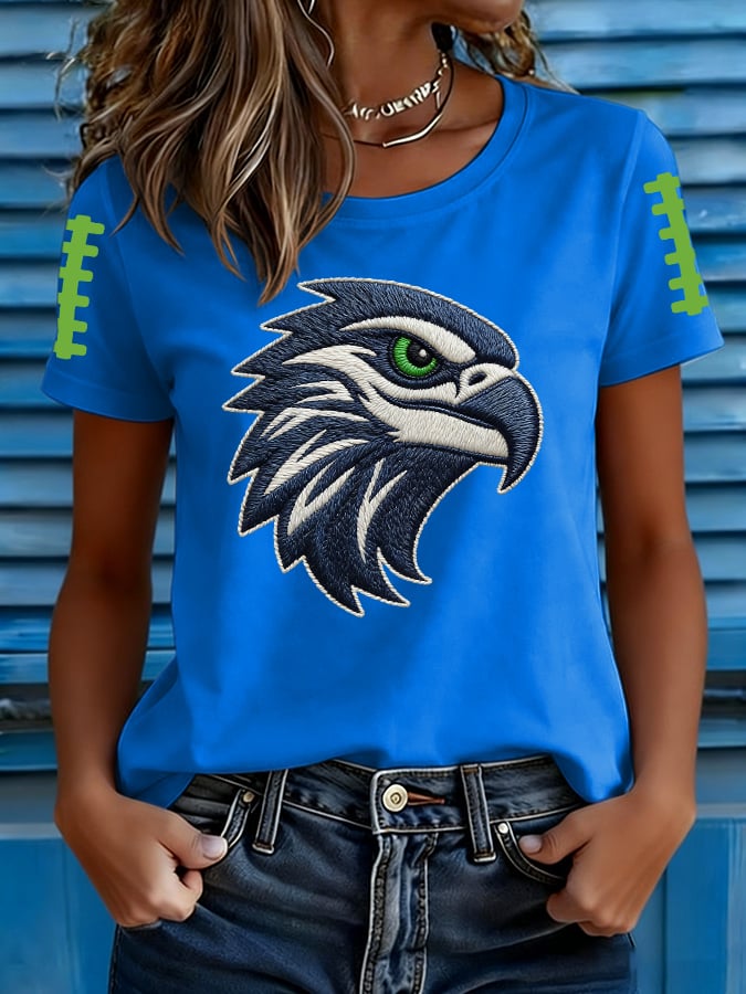 Women's Football Print T-shirt