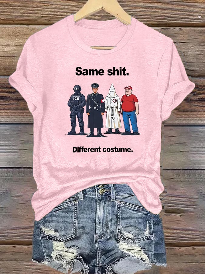 Women's Different costume Print T-Shirt