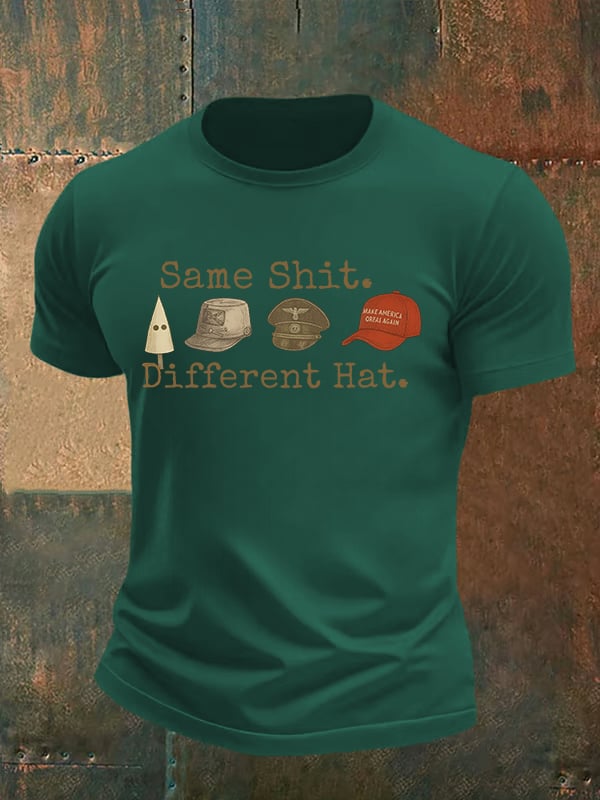 🔥Buy 3 Get 15% Off🔥Men's Same shit Different costume Print T-Shirt