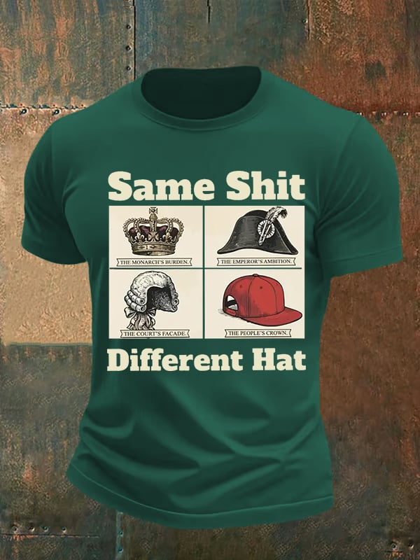 Men's Same Shit Different Hat FDT Print T-Shirt