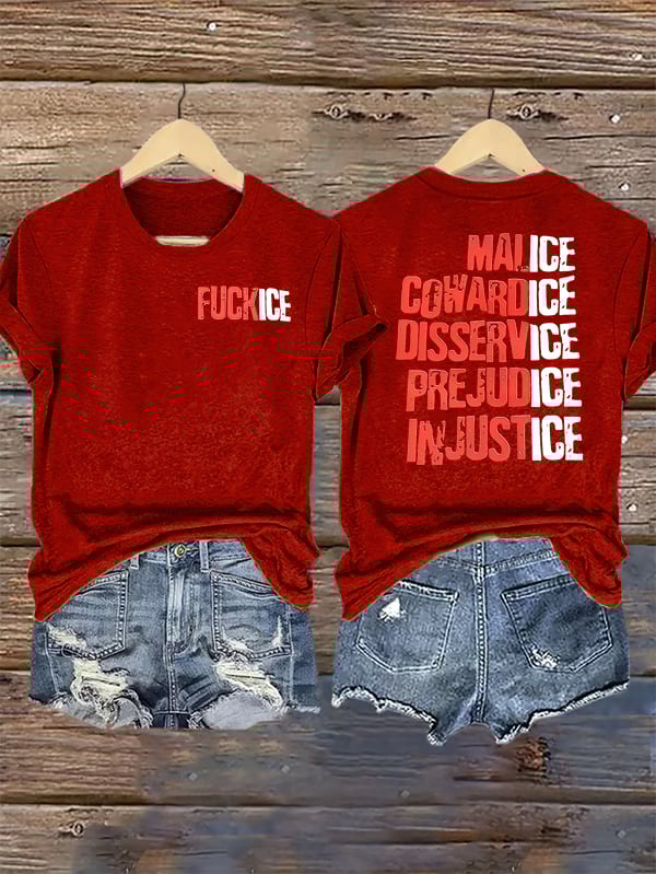 Women's Justice For Her Print T-Shirt