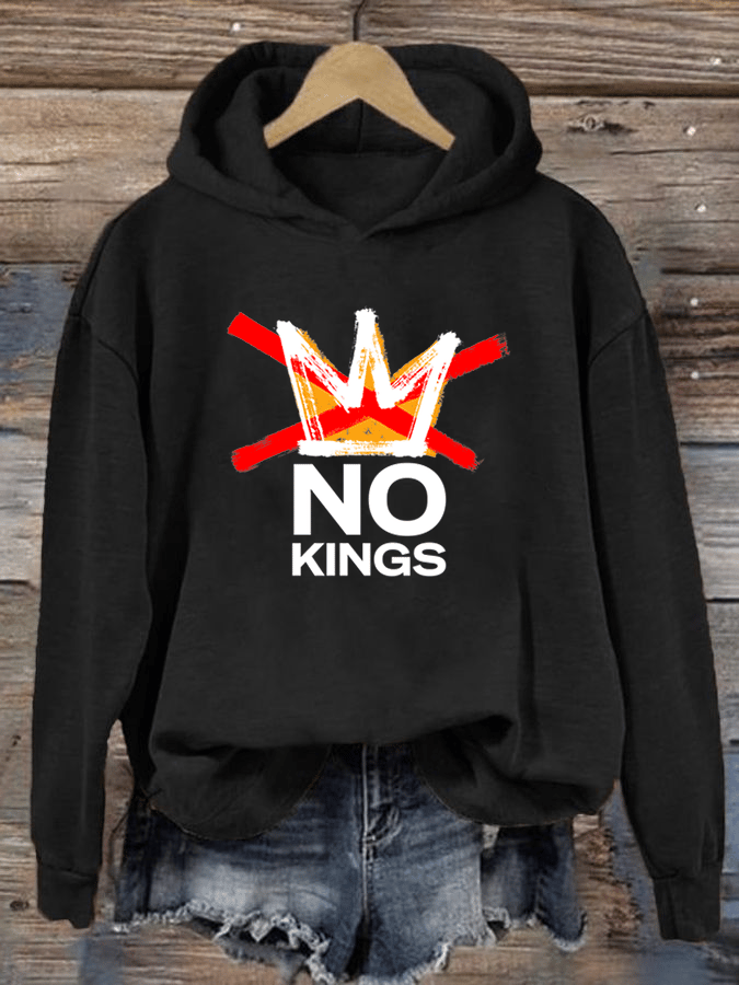 🔥Buy 3 Get 15% Off🔥Women's America has No Kings Printed Casual Hoodies