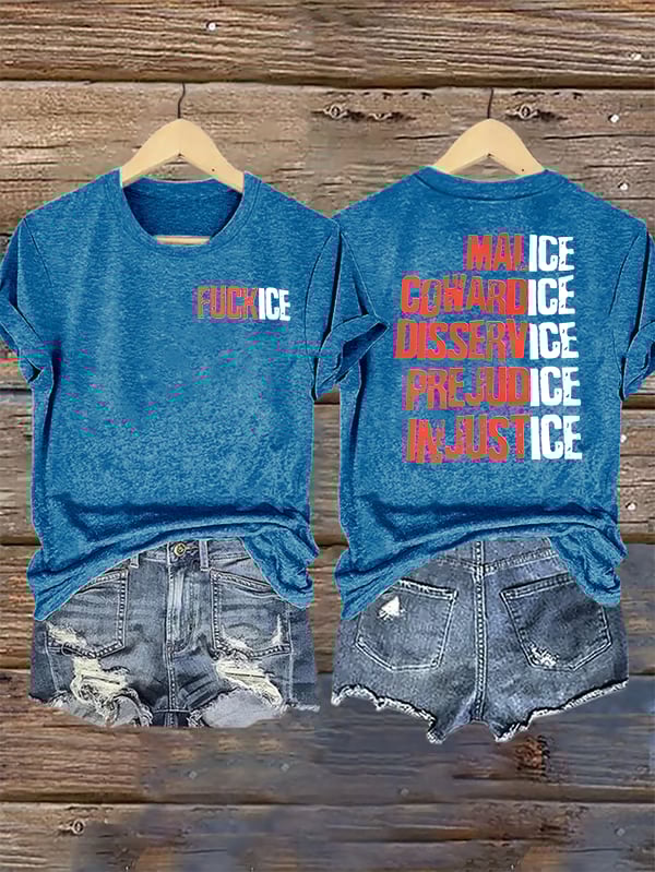 Women's Justice For Her Print T-Shirt