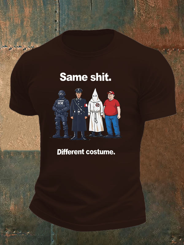 Men's Different costume Print T-Shirt