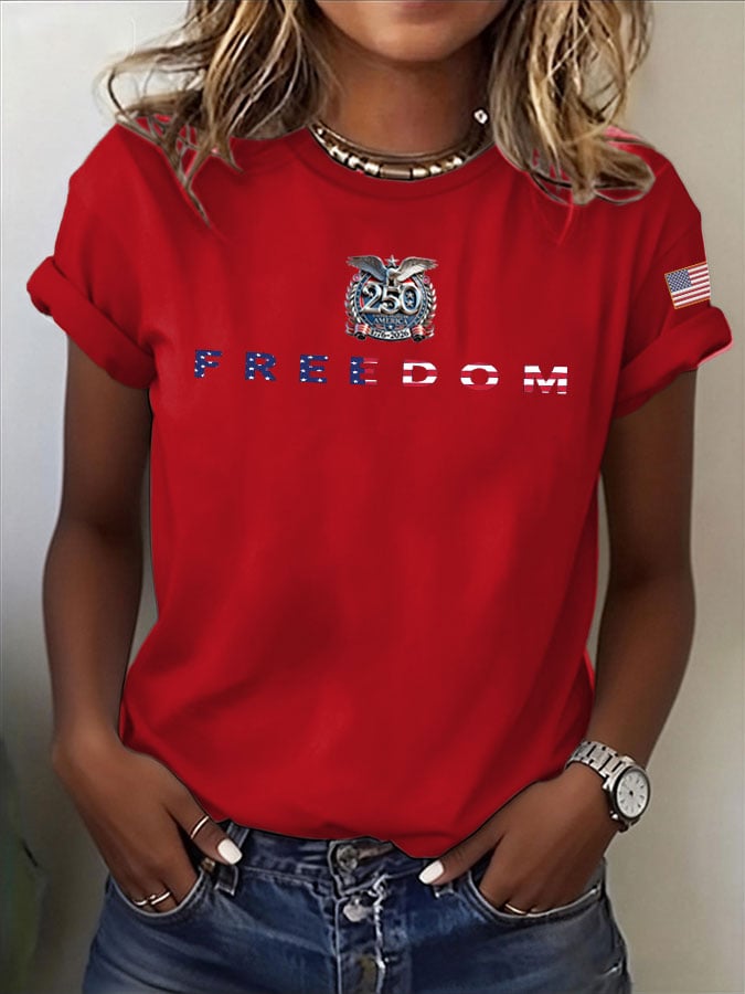 🔥Buy 3 Get 15% Off🔥Women's 250 Years Print T-Shirt