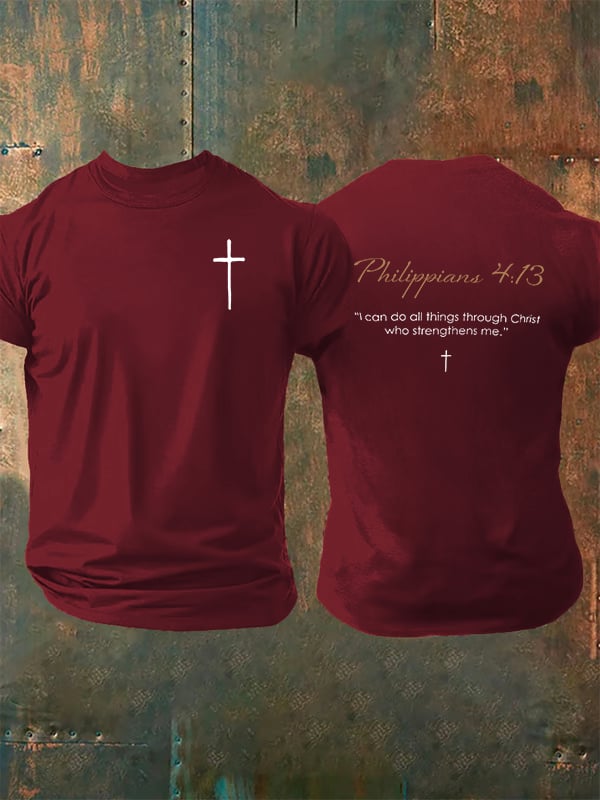 Men's Philippians 4:13- Golden Rule Collection T-shirt