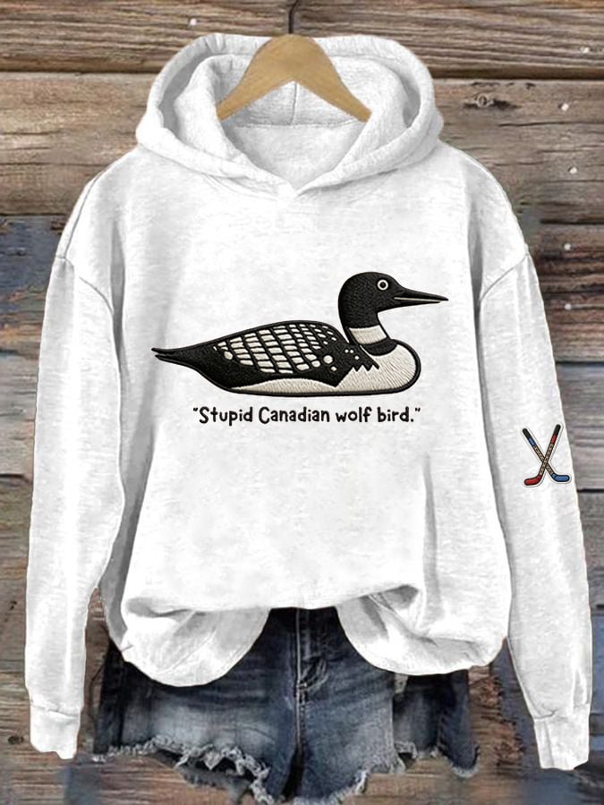 Women's Hockey Romance Print Casual Sweatshirt