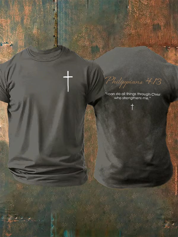 Men's Philippians 4:13- Golden Rule Collection T-shirt