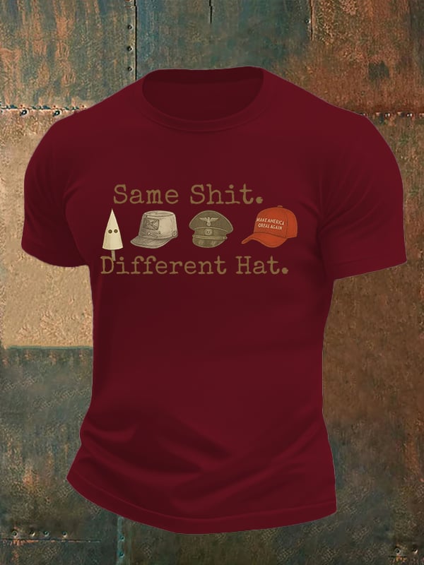 🔥Buy 3 Get 15% Off🔥Men's Same shit Different costume Print T-Shirt