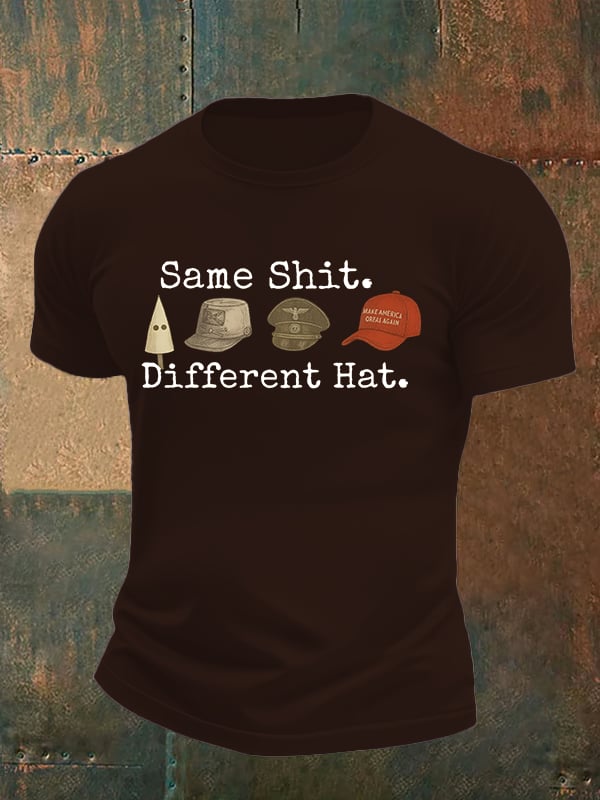 🔥Buy 3 Get 15% Off🔥Men's Same shit Different costume Print T-Shirt