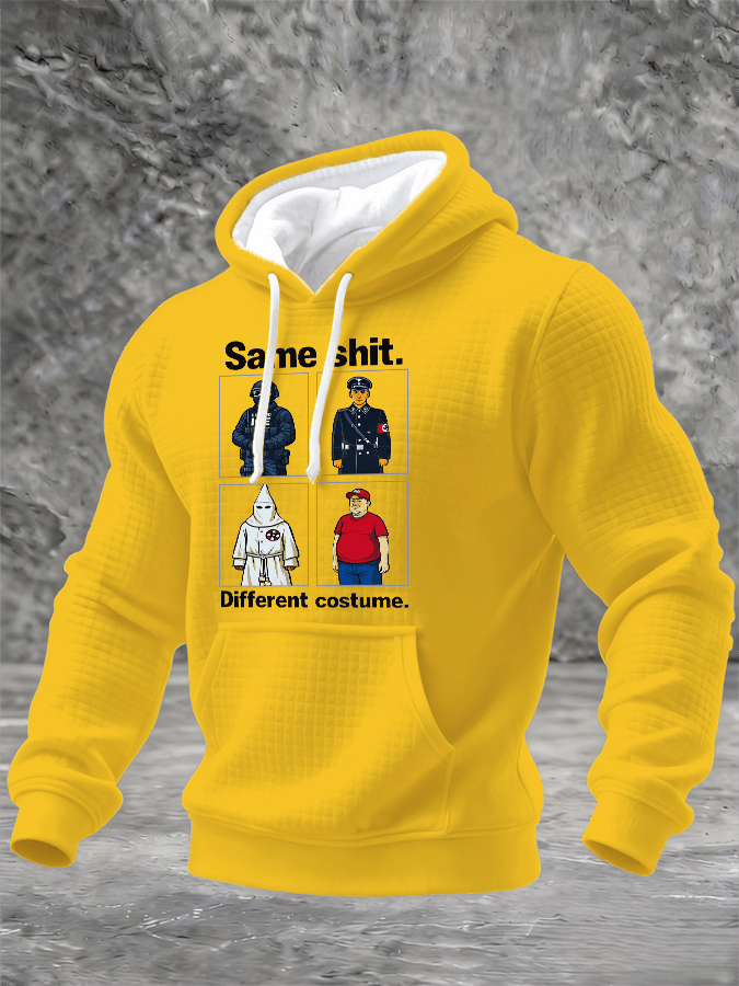 🔥Buy 3 Get 15% Off🔥Men's Same shit Different costume Print Hoodie