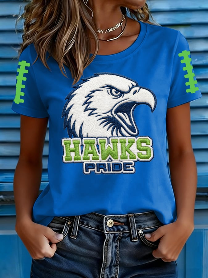 Women's Football Print T-shirt