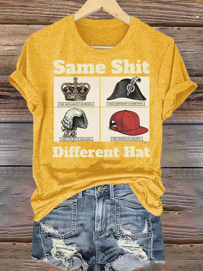 Women's Same Shit Different Hat FDT Print T-Shirt