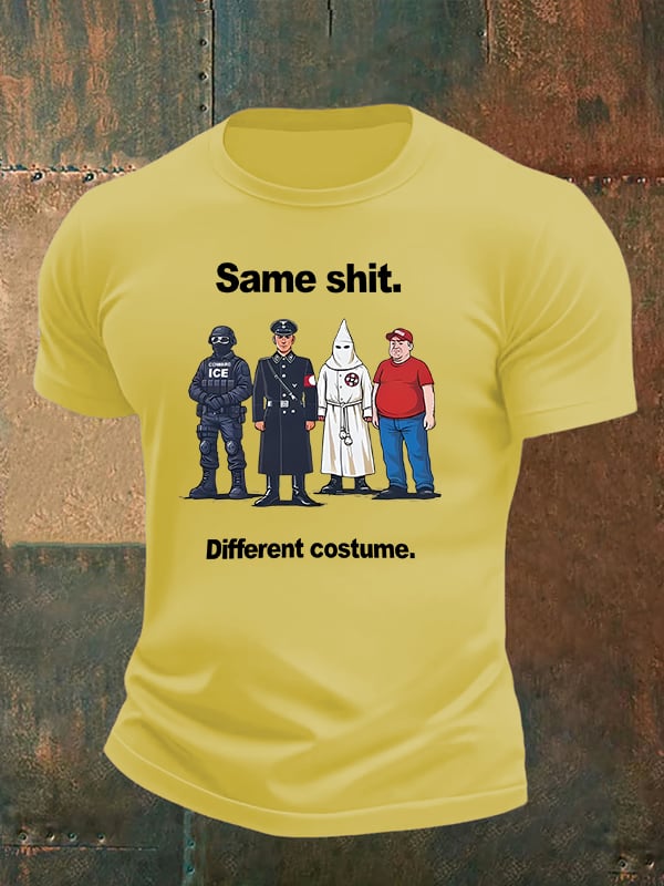 Men's Different costume Print T-Shirt