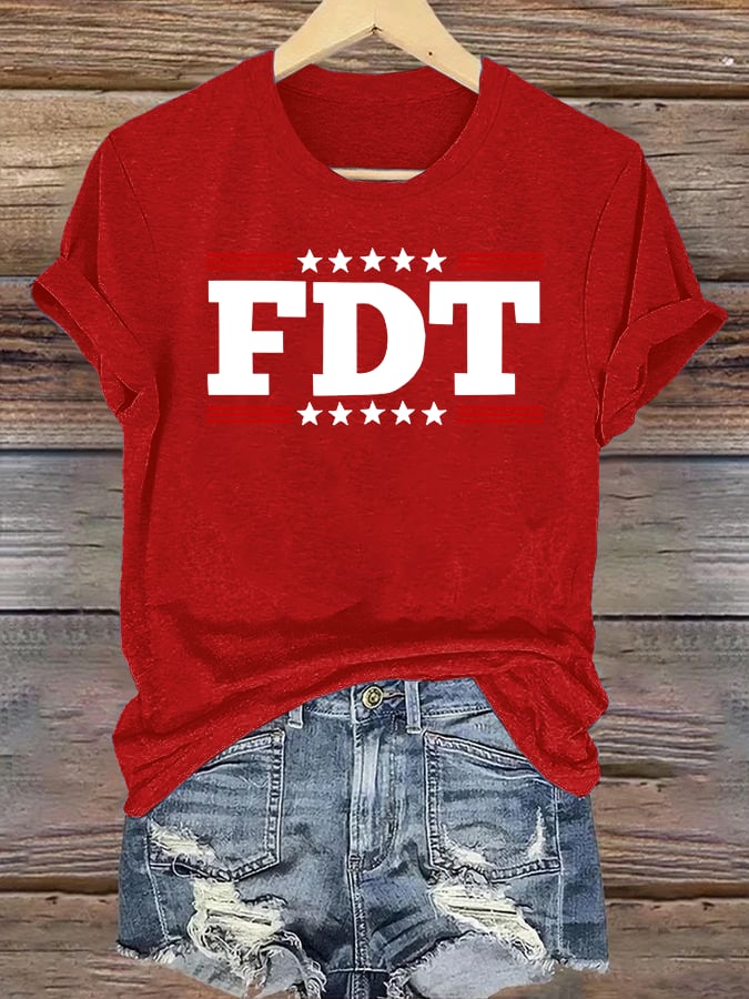🔥Buy 3 Get 15% Off🔥Women's FDT Print T-Shirt
