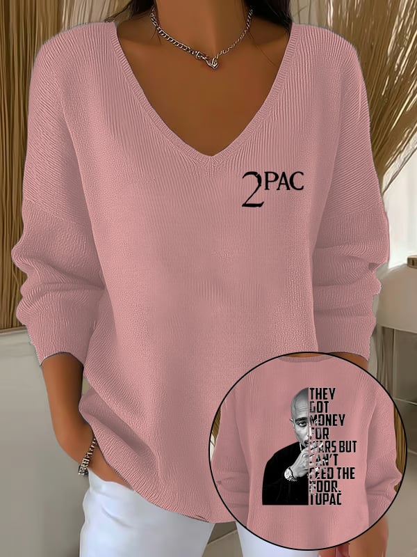 🔥Buy 3 Get 15% Off🔥Women's 2Pac Rapper Print Tops