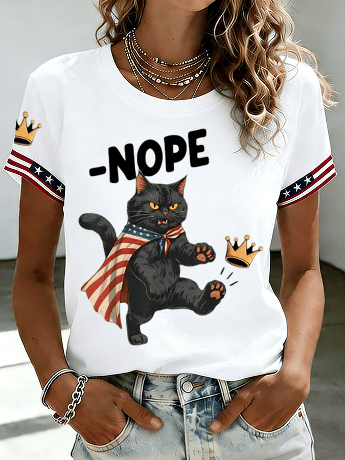 🔥Buy 3 Get 15% Off🔥Women's Clothing Without King Print Short-Sleeved T-Shirt