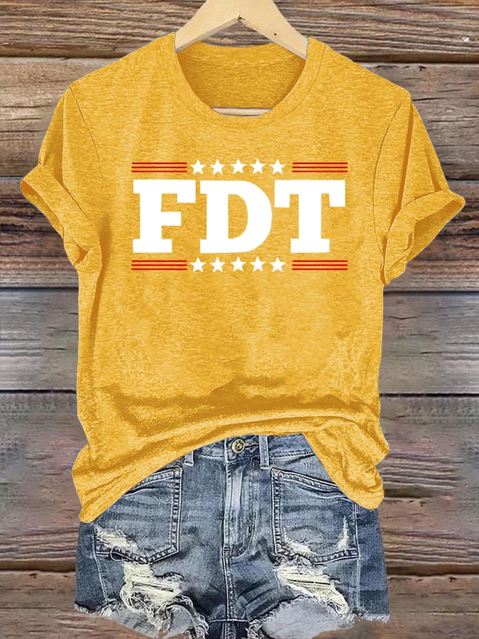 🔥Buy 3 Get 15% Off🔥Women's FDT Print T-Shirt