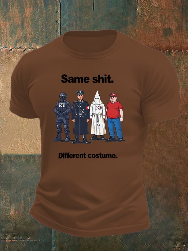 Men's Different costume Print T-Shirt