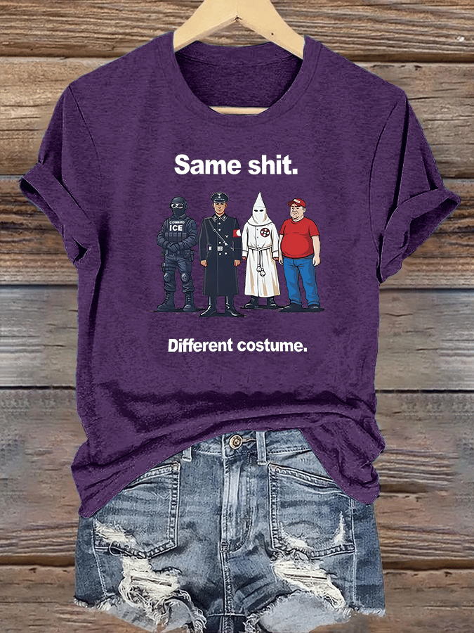 Women's Different costume Print T-Shirt