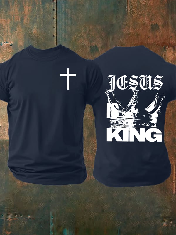 Men's Jesus Is King Christian T-Shirt