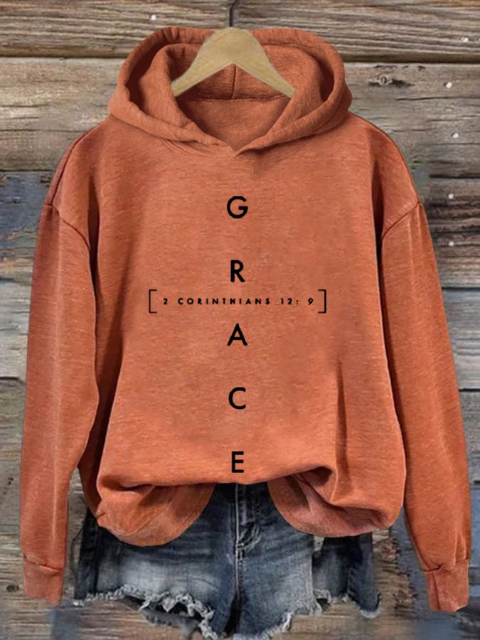 Women'S Grace Print Hoodie