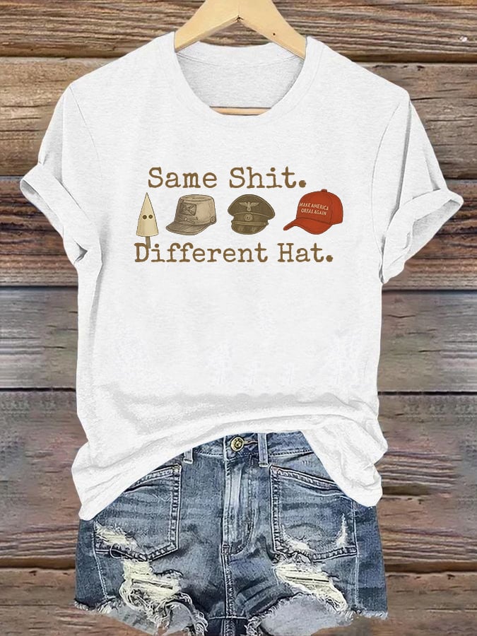🔥Buy 3 Get 15% Off🔥Women's Same shit Different costume Print T-Shirt