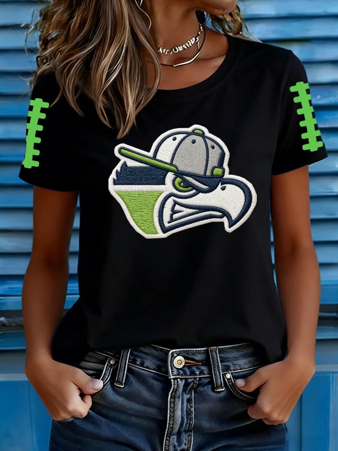 Women's Football Print T-shirt