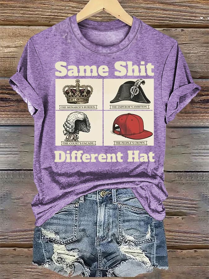 Women's Same Shit Different Hat FDT Print T-Shirt
