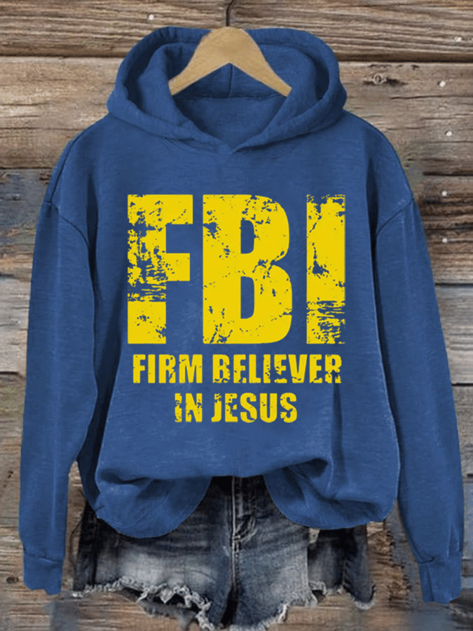 Women's Firm Believer In Jesus Hoodie