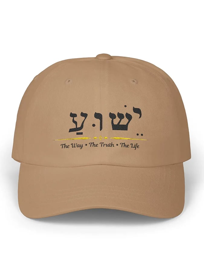 Unisex Vintage Faith The Way The Truth The Life Printed Hat