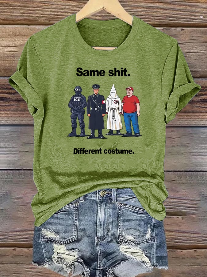 Women's Different costume Print T-Shirt