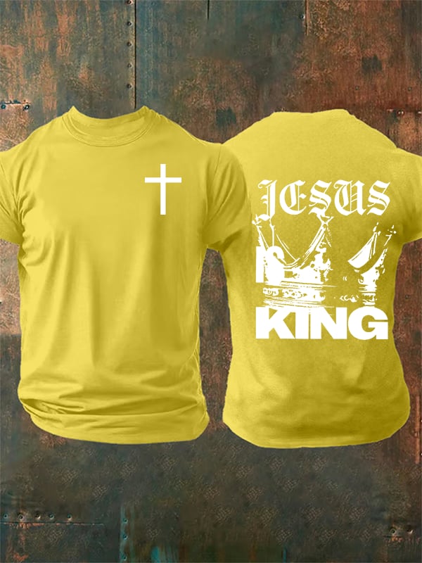 Men's Jesus Is King Christian T-Shirt