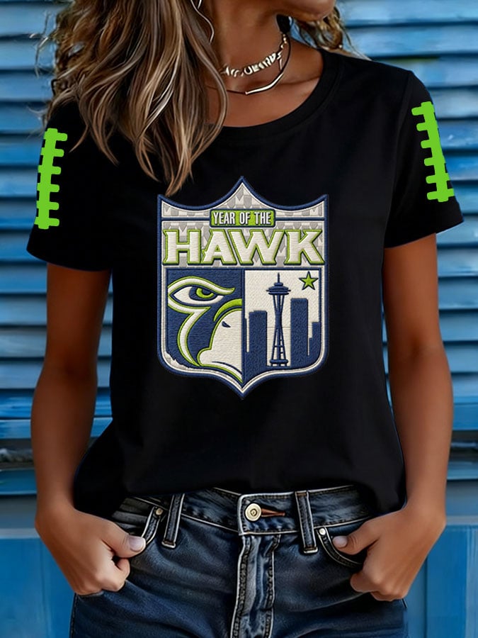 Women's Football Print T-shirt