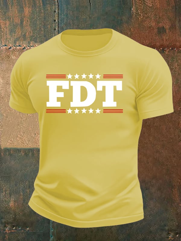 🔥Buy 3 Get 15% Off🔥Men's FDT Print T-Shirt