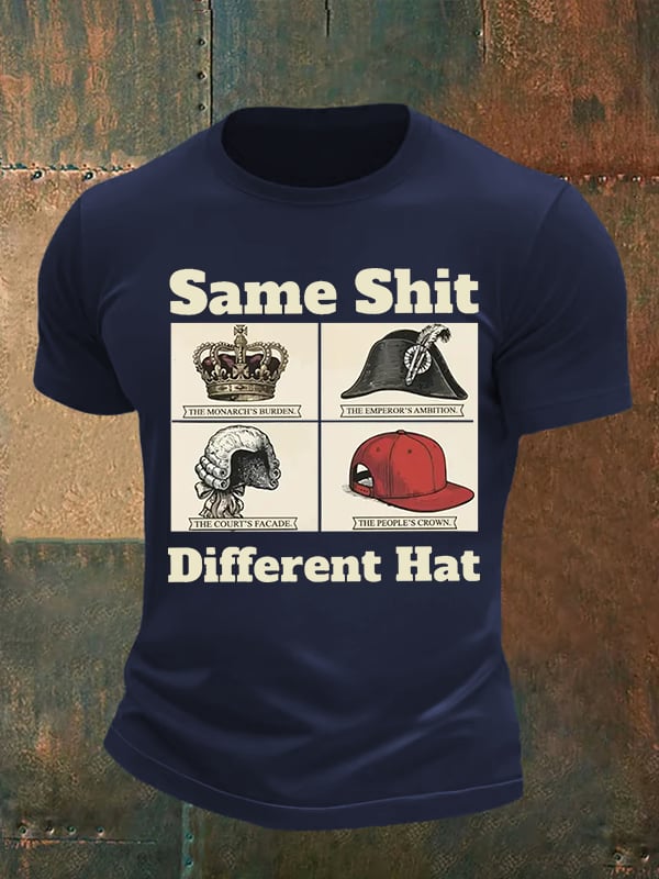 Men's Same Shit Different Hat FDT Print T-Shirt