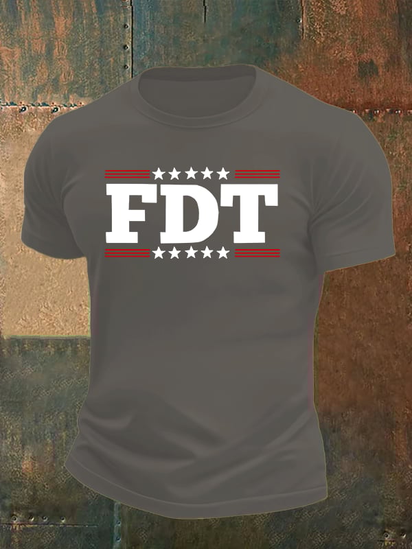 🔥Buy 3 Get 15% Off🔥Men's FDT Print T-Shirt