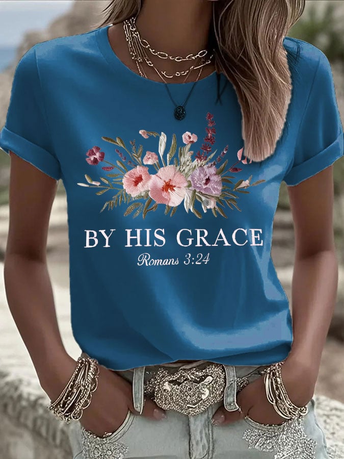 Women's Faith Printed Casual T-Shirt