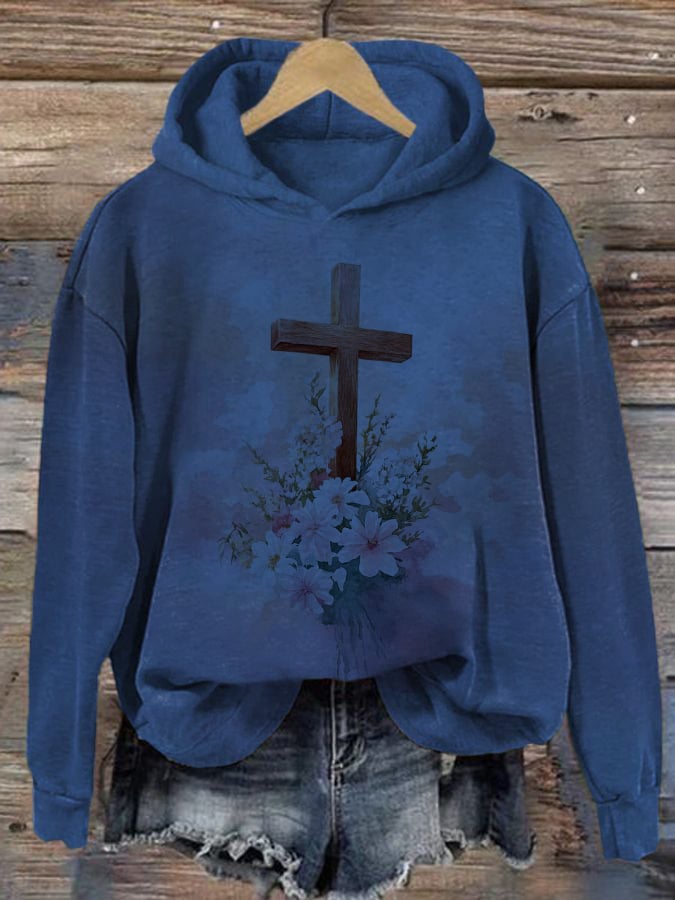 Women's Floral Faith Hoodie
