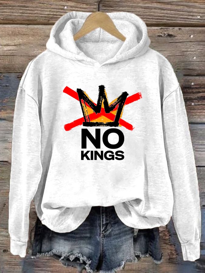 🔥Buy 3 Get 15% Off🔥Women's America has No Kings Printed Casual Hoodies