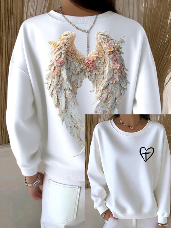 Women's casual faith sweatshirt