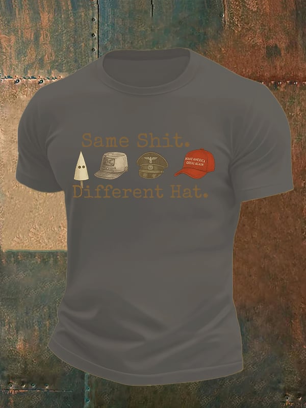 🔥Buy 3 Get 15% Off🔥Men's Same shit Different costume Print T-Shirt