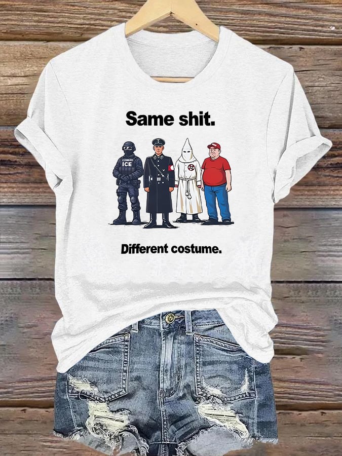 Women's Different costume Print T-Shirt
